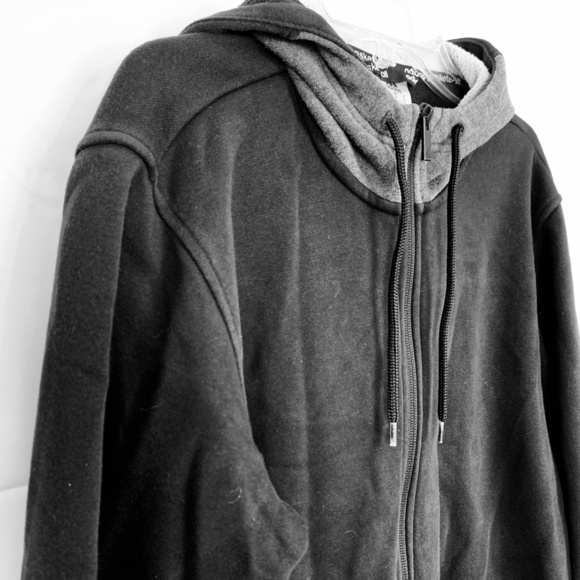 ADIDAS Full Zip Hoodie Sweatshirt Black Jacket S - Picture 3 of 16
